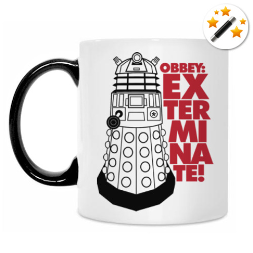 Кружка-хамелеон Obbey: Exterminate! (Daleks)