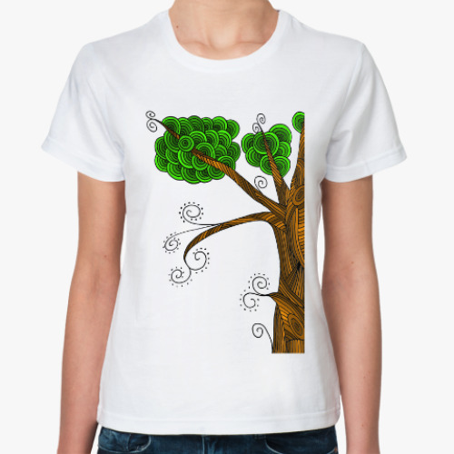Классическая футболка Чудо дерево