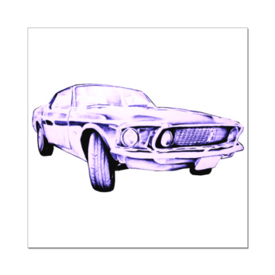Naklejka Stiker Mustang Risunki Ot Paradise