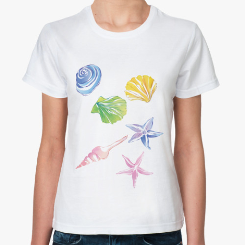 Классическая футболка Seashells