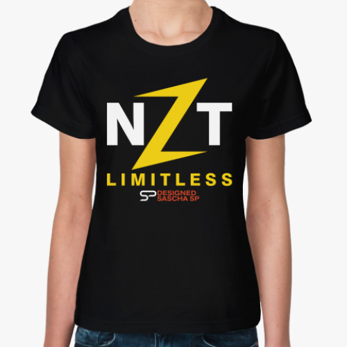 Женская футболка NZT - гении (Limitless)