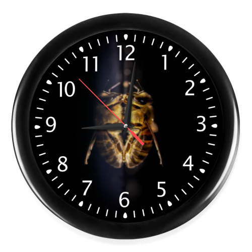 Настенные часы Зеркальная пчела