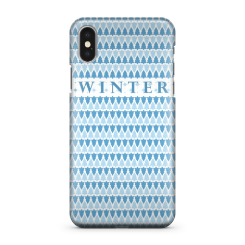 Чехол для iPhone X Winter