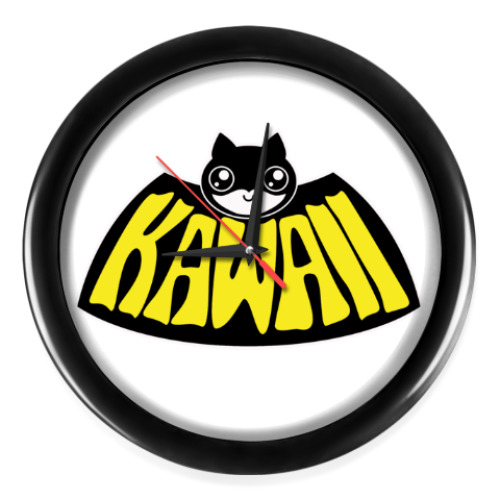 Настенные часы Kawaii Batman