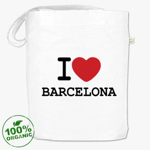 Сумка шоппер I love Barcelona