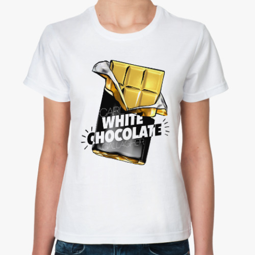 Классическая футболка Carl WHITE CHOCOLATE Gallagher. Shameless