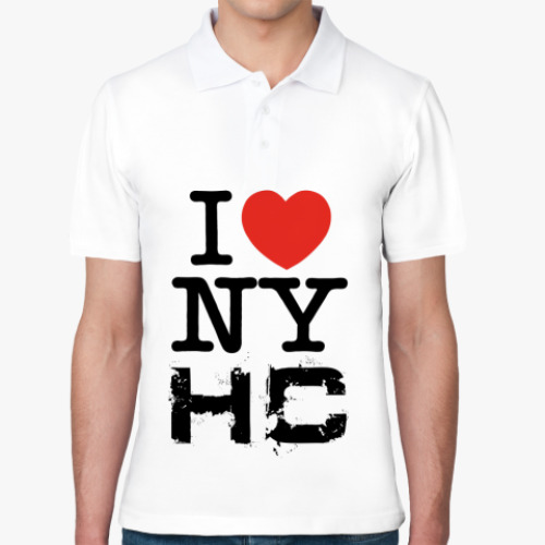 Рубашка поло  I love NYHC