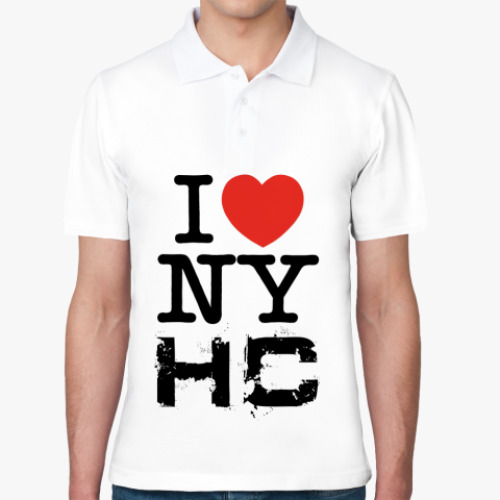 Рубашка поло I love NYHC