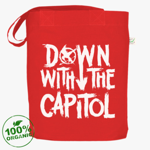 Сумка шоппер Голодные Игры (Down With Capitol)