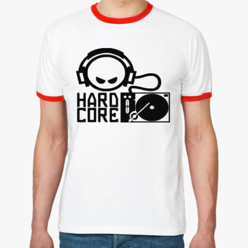Футболка Ringer-T hard core