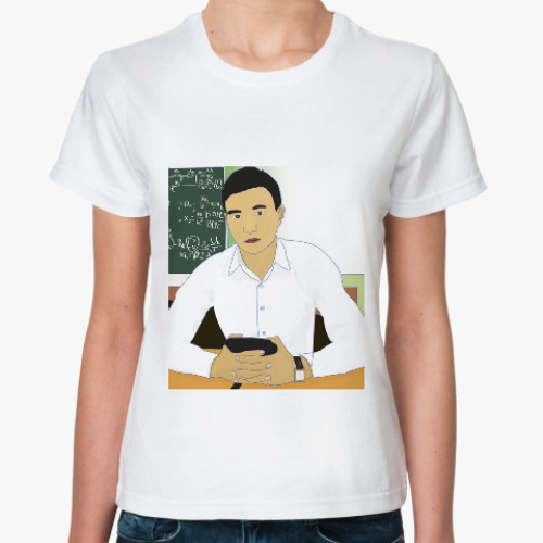 Классическая футболка Казахский мужчина