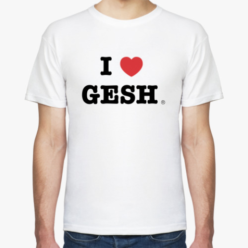 Футболка I love GESH