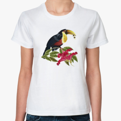 Классическая футболка Красивая птица