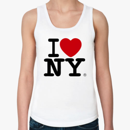 Женская майка I Love NY