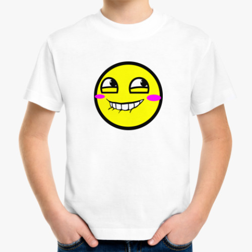 Детская футболка Хитрый смайлик