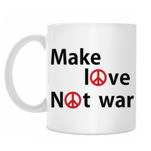 Кружка Make love not war