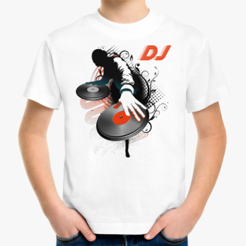 Детская футболка  DJ