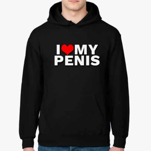 Толстовка худи I love my penis