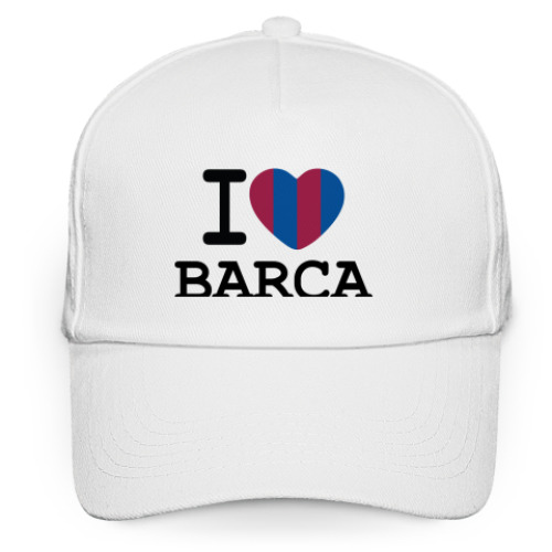 Кепка бейсболка I Love Barca