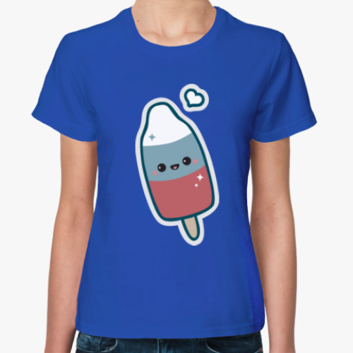 Женская футболка Мороженое Россия