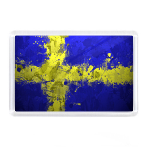 Магнит  'Шведский флаг'