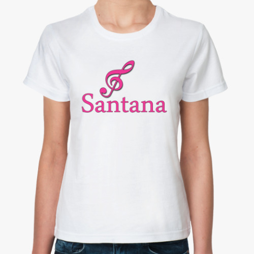 Классическая футболка  Santana