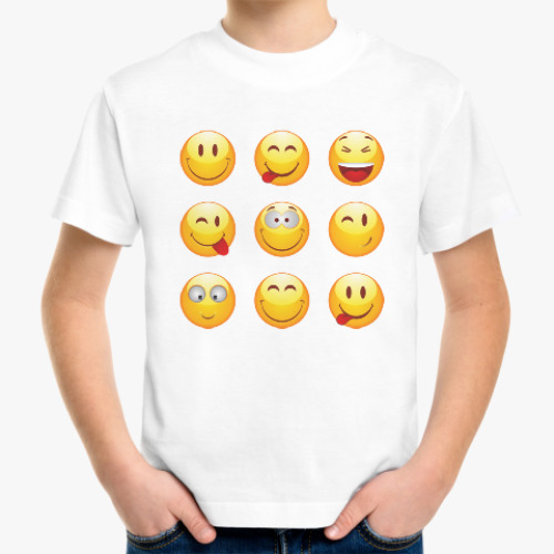 Детская футболка Смайлики