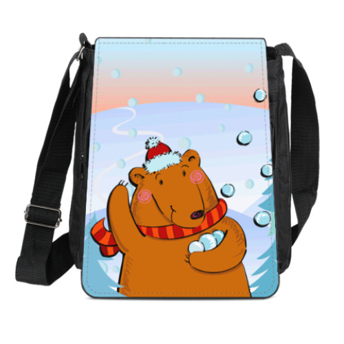 Сумка-планшет Медведь