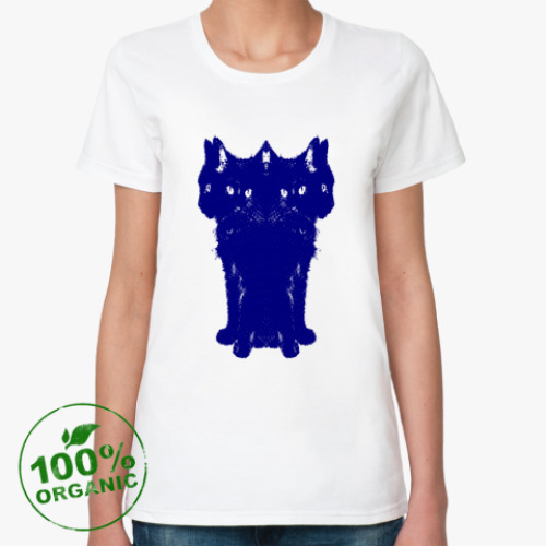 Женская футболка из органик-хлопка Коты