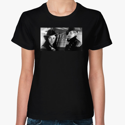 Женская футболка Вивьен Ли и Лоуренс Оливье / Vivien Leigh