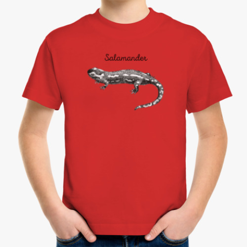 Детская футболка Саламандра