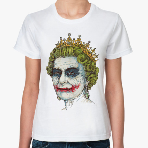 Классическая футболка Джокер (Английская Королева)