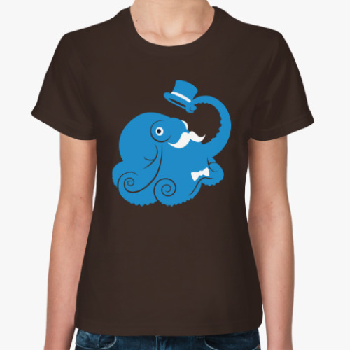 Женская футболка Сэр осьминог