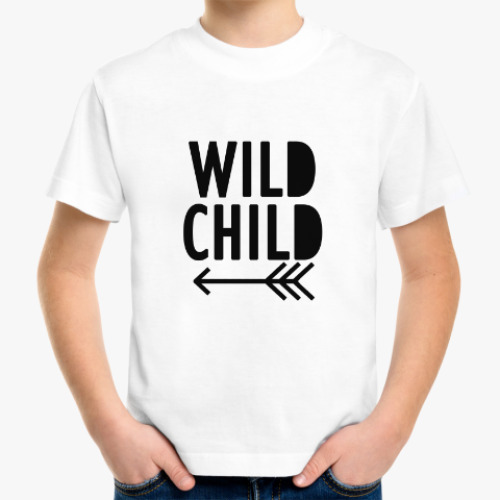 Детская футболка Дикий ребенок