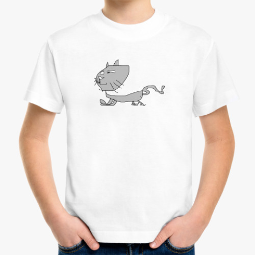 Детская футболка cat