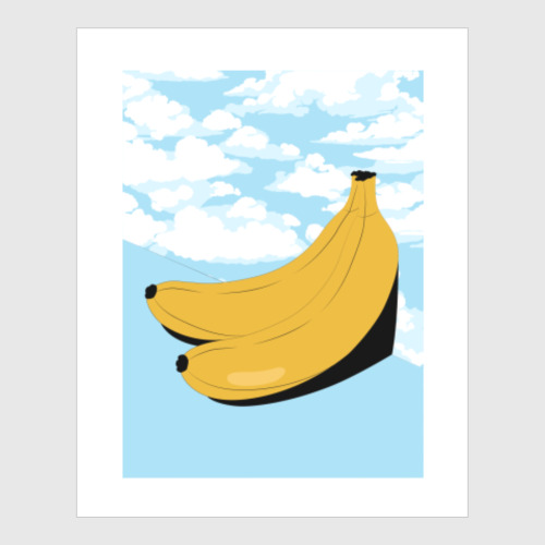 Пенокартон Бананы
