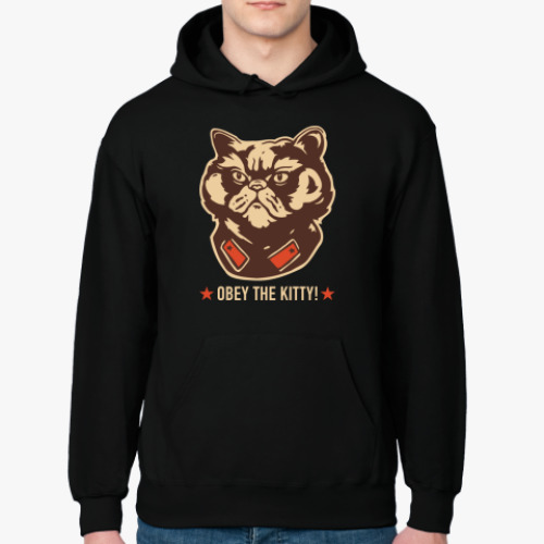 Толстовка худи Obey the Kitty!