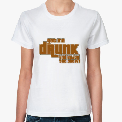 Классическая футболка DRUNK