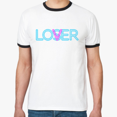 Футболка Ringer-T Loser Lover