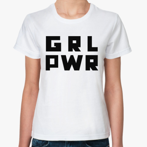 Классическая футболка GRL PWR