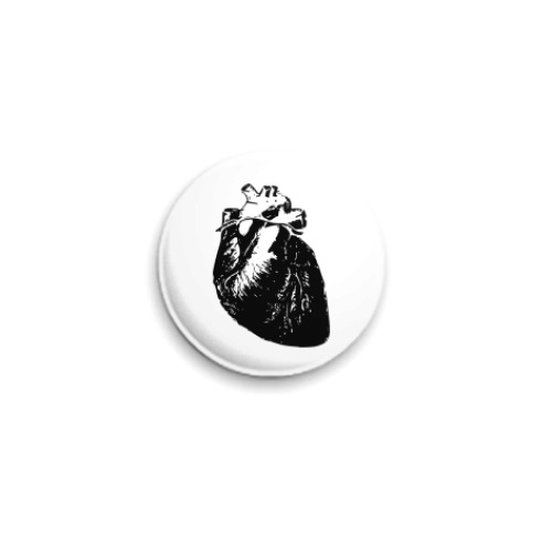 Значок 25мм  'Anatomy: Heart'