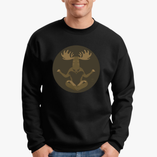 Свитшот Animal Zen: M is for Moose
