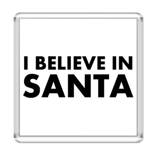 Магнит I believe in Santa