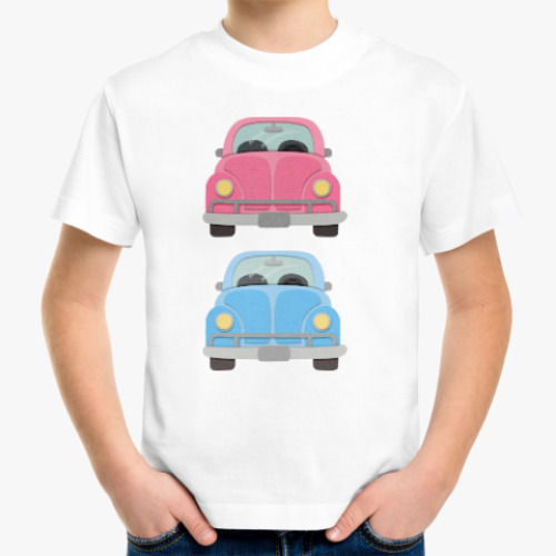 Детская футболка Машины-близнецы