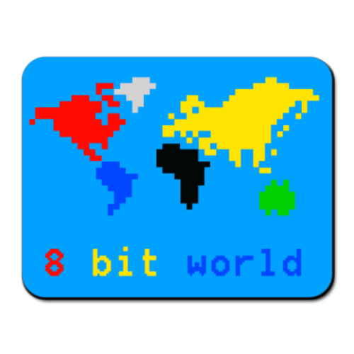 Коврик для мыши 8 bit world