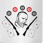 card & two bullet