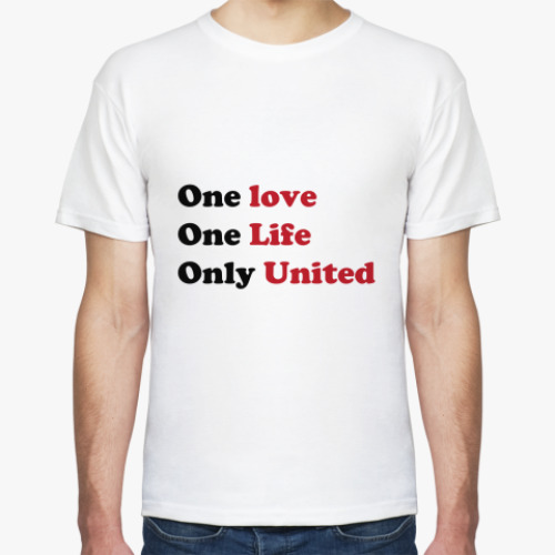 Футболка One Love One United
