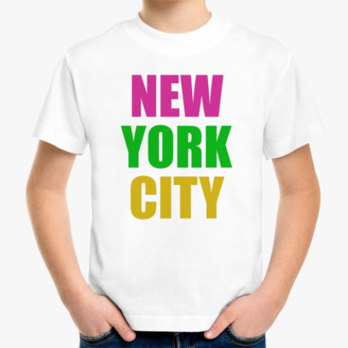 Детская футболка NYC