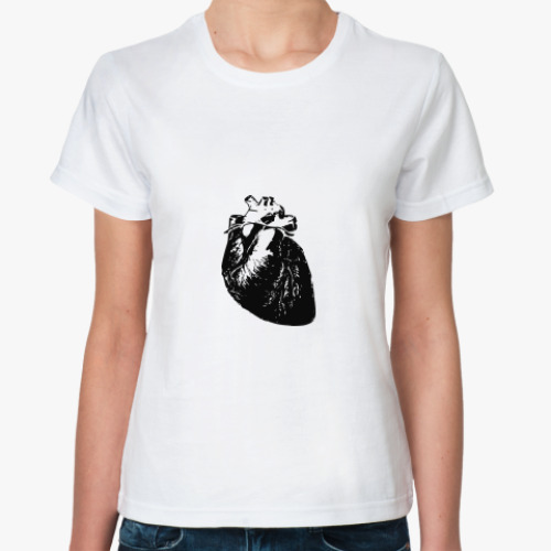 Классическая футболка 'Anatomy: Heart'