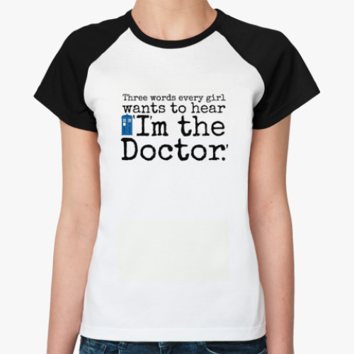 Женская футболка реглан Doctor Who